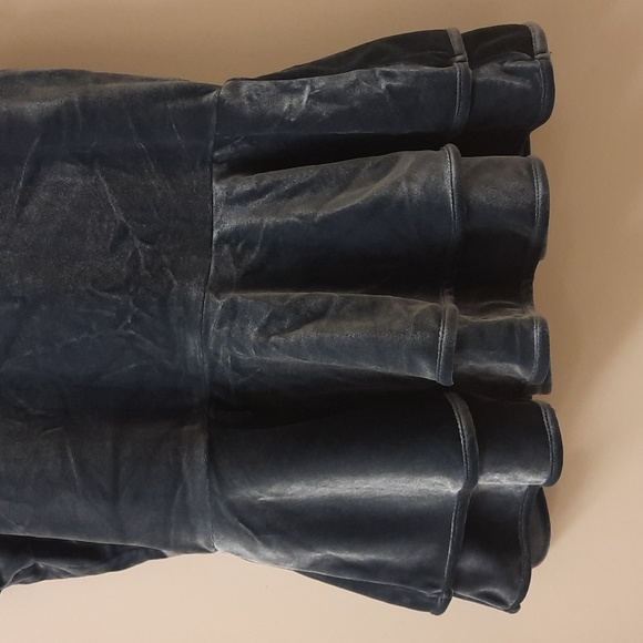 NWT, Torn by Ronny Kobo Ricki Velvet Peplum Top - Picture 10 of 14